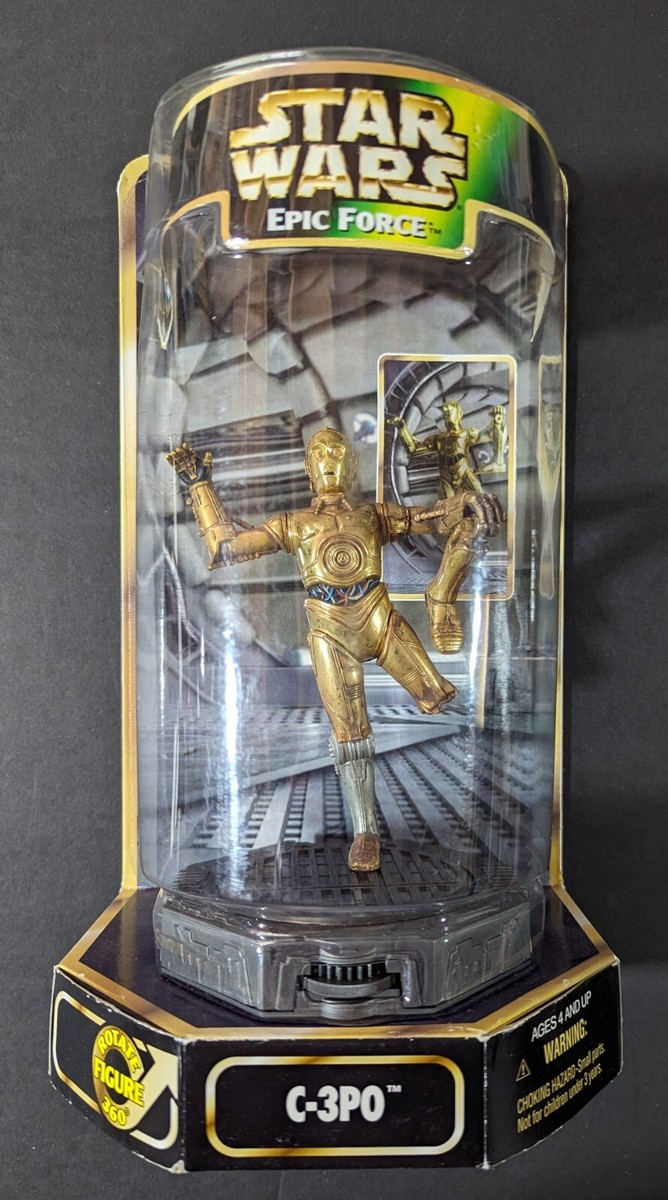 STAR WARS : EPIC FORCE C-3PO Rotate 360 Base 1997 Kenner Action
