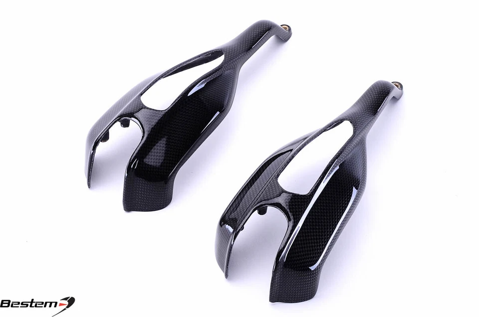 Ducati Hypermotard 796 1100 100% 碳纤维护手车把套手柄 — 第 3/4 张图片