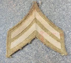 WW1 US Army Military AEF Felt Corporal Rank Chevron Patch Insignia