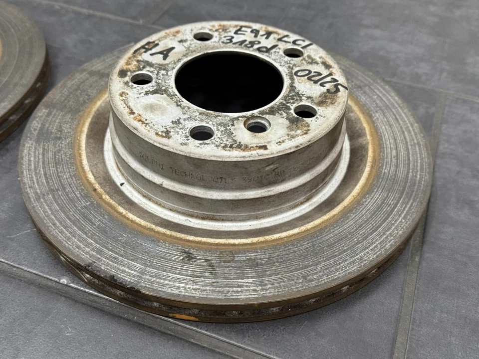 Bremsscheiben Hinten BMW E81 E87 E90 E91 E92 Bremse Hinterachse 39010 BP 060722 - Bild 4 von 4