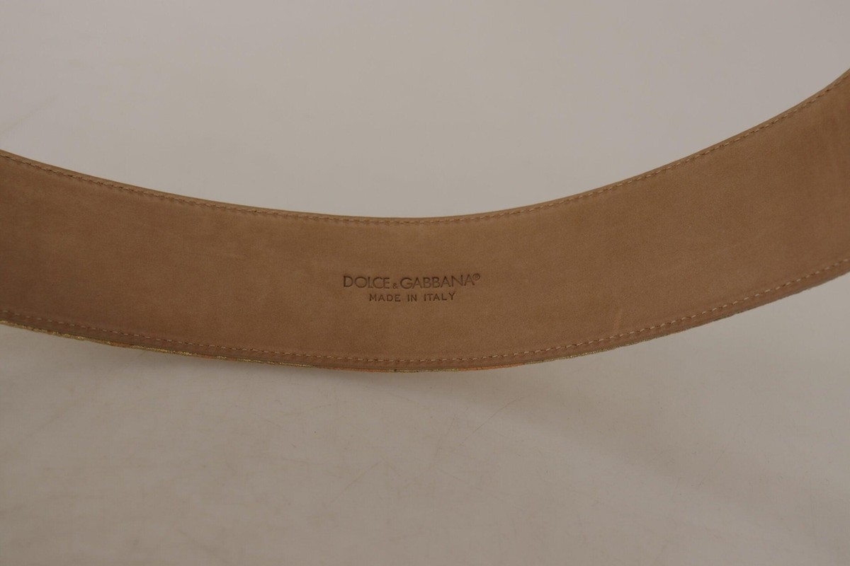 【関税込み】dolce & gabbana ‘DG BAROCCO’ BELT Dolce&Gabbana DG Barocco 40mm Calf Leather Belt - Bergdorf