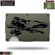 Gulie Street Fighter Laser Engraved Onto An Metal Wallet