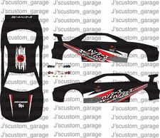 Nissan skyline speed hunter 1/64 custom water slide decal for hot wheels