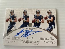 #24/25 (ONLY 25) 2015 FLAWLESS AUTO AUTOGRAPH SEAN MANNION ROOKIE CARD
