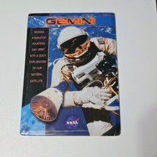 Vintage NASA Gemini Satellite Metal Stand Up Plaque NOS 10x8