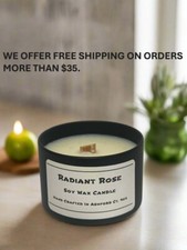 Our Best-Selling 4 oz Wooden Wick Soy Wax Candle, Nice Gift Giving Suggestion