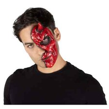Ghoulish Productions Devil Adult Latex Half Mask Scary Halloween