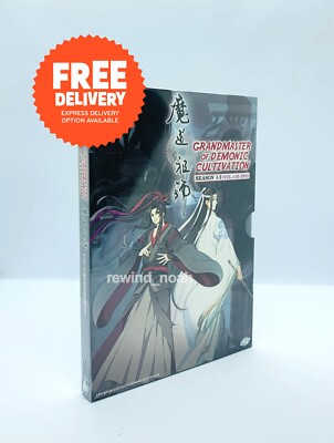 DVD Anime Grandmaster of Demonic Cultivation Mo Dao Zu Shi (Season 1-3) Eng Sub