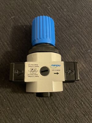 Nanpu LR-D-7-MINI Regulator, Supply: 230psi Max, Set: 100psi Max
