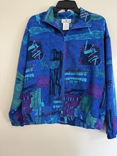 Erin London Women  s Activewear Zip Up Jacket Size Petite With Side Pockets