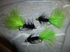 3 St. Bead Head WOOLY BUGGER Streamer # 6 Forellen-Streamer-See-Teich-Fischen