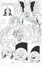 Black Hammer Age of Doom 7 p8 Splash Original Art by Rich Tommaso