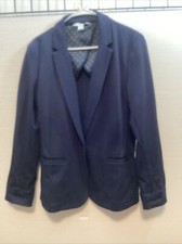 Old Navy Women Large Business Jacket Blazer Dark Blue SKU  58835