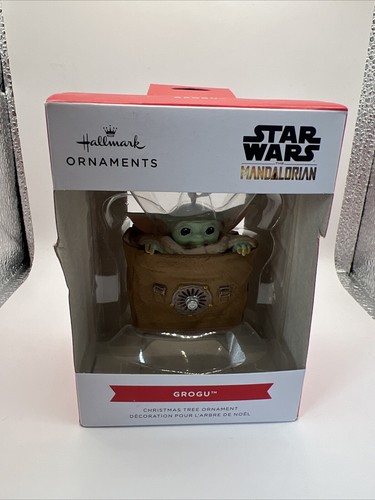 Star-Wars Grogu Mandalorian Christmas Tree Hallmark Ornament New In Box. - Picture 4 of 23