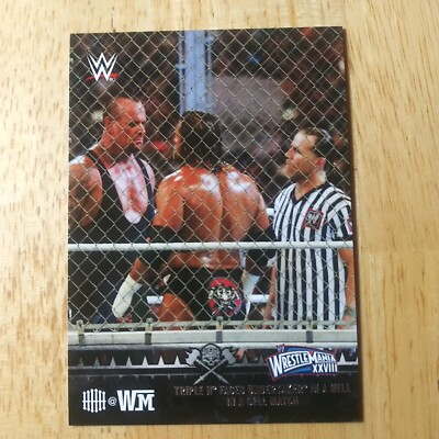Triple H faces Undertaker Hell in Cell | 2015 Topps WWE Road to Wrestlemania #9