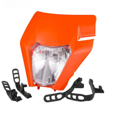 Head Light Headlight Orange Fit For KTM EXC XC XC-W SX SX-F 125 150 250 300 350