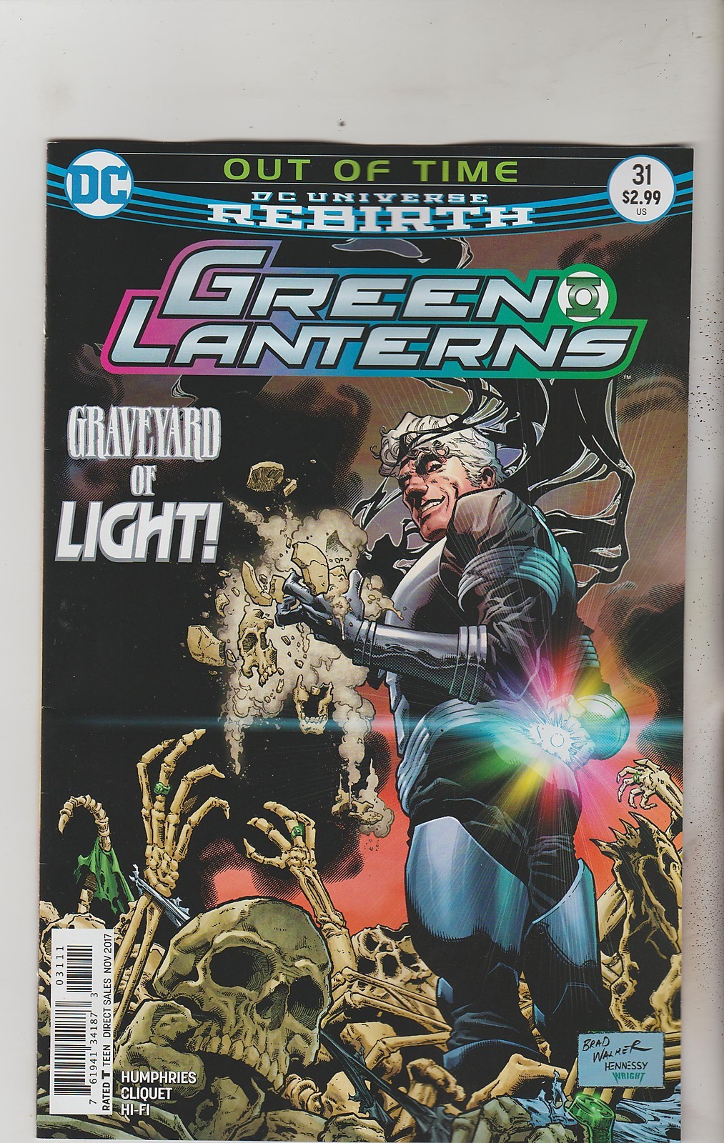DC COMICS GREEN LANTERNS #31 NOVEMBER 2017 REBIRTH 1ST PRINT NM