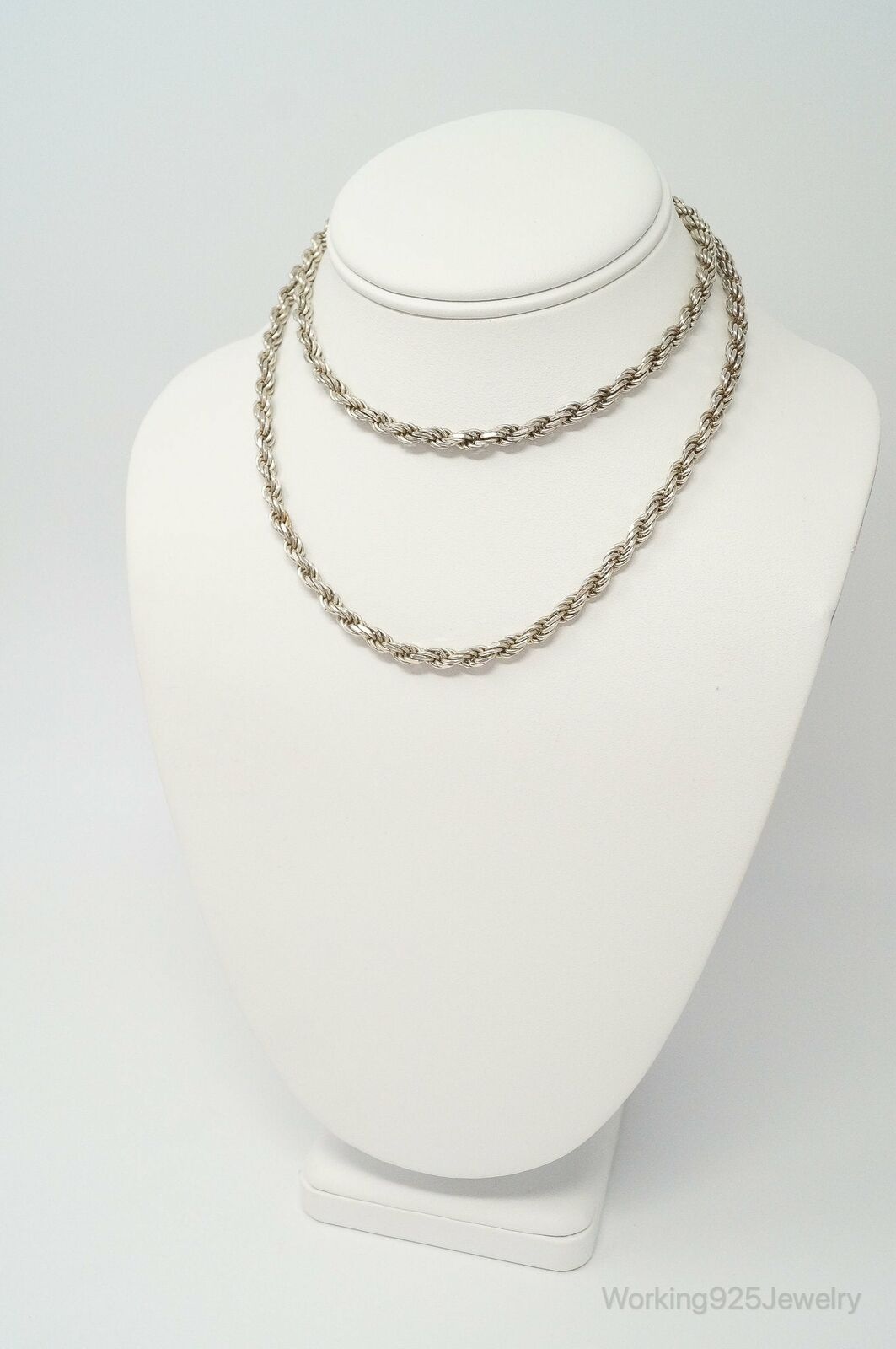 Vintage Byzantine Chain Balinese Sterling Silver … - image 3