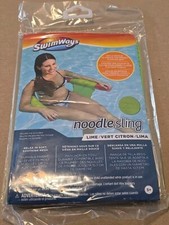 SwimWays Noodle Sling- Floating Pool Chair for Adults, Green. New In Bag.