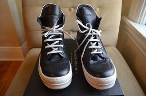 cool black sneakers