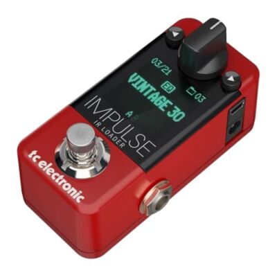 TC Electronic Electric Guitar Single Effect Red/Black (Impulse IR