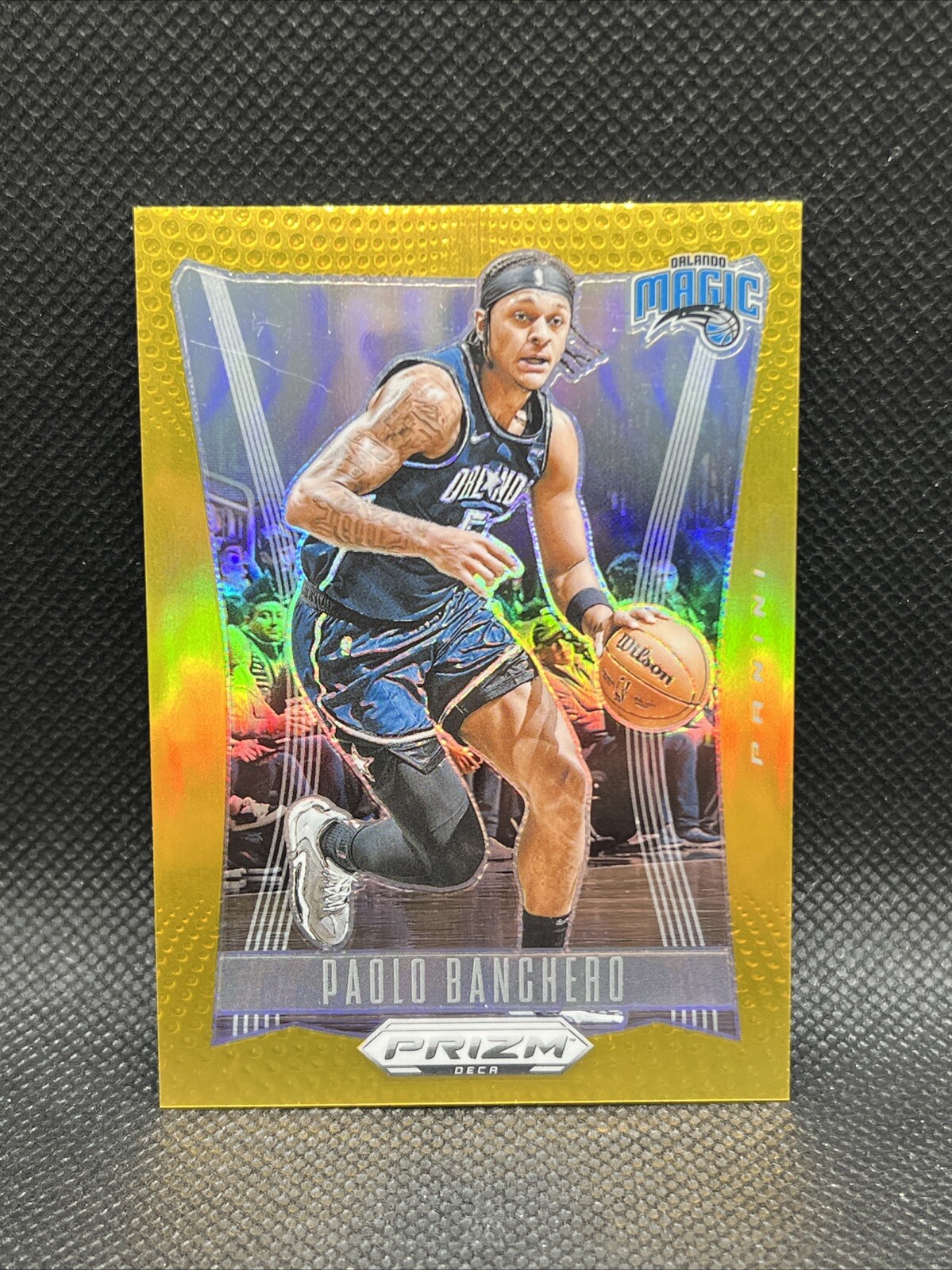 2023 Panini Prizm DECA /10 GOLD PAOLO BANCHERO SSP Orlando SK2