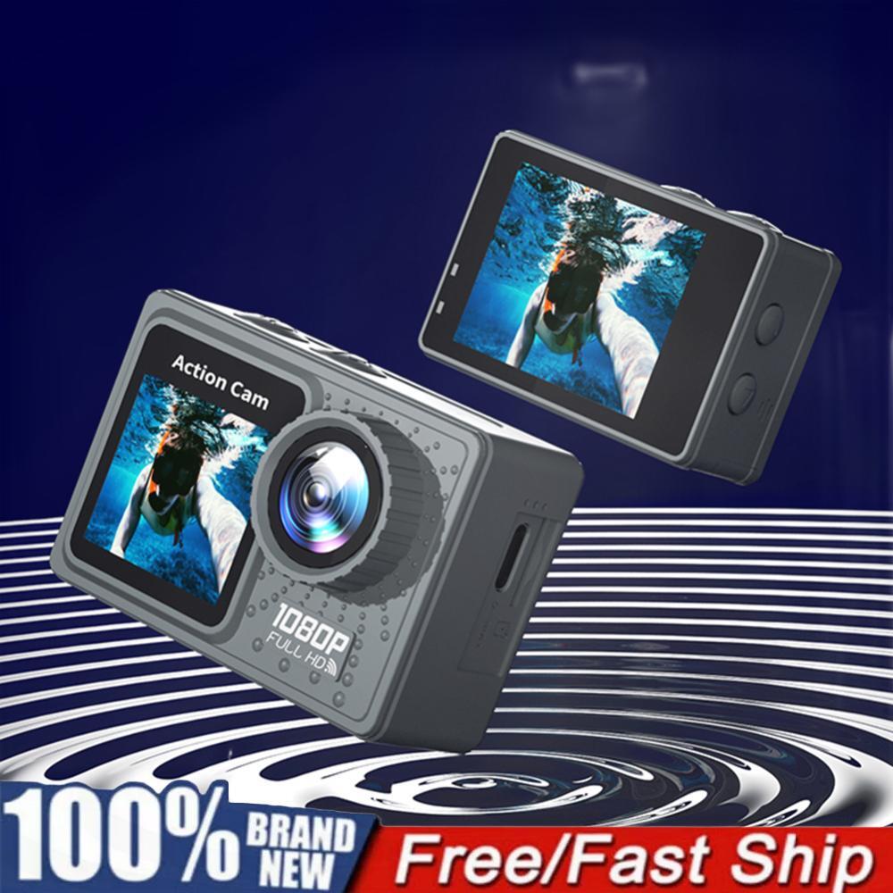 WiFi Action Camera 1080P 30FPS Sport Camcorder 120° Wide Angle with Accessories-image