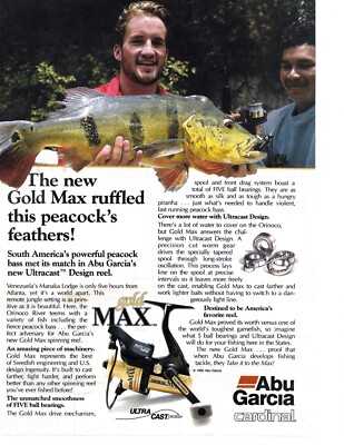 1990 Abu Garcia Gold Max Reel Print Ad Ultracast Design Sport Fishing Venezuela | eBay 1990 Abu Garcia Gold Max Reel Print Ad Ultracast Design Sport Fishing Venezuela | eBay