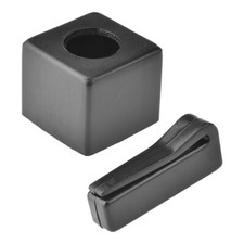 Portable Magnetic Billiards Snooker Pool Cue Chalk Holder with Belt Clip