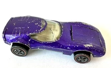 Hot Wheels Redline 1968 Torero US Purple w/ White Interior Original Casting