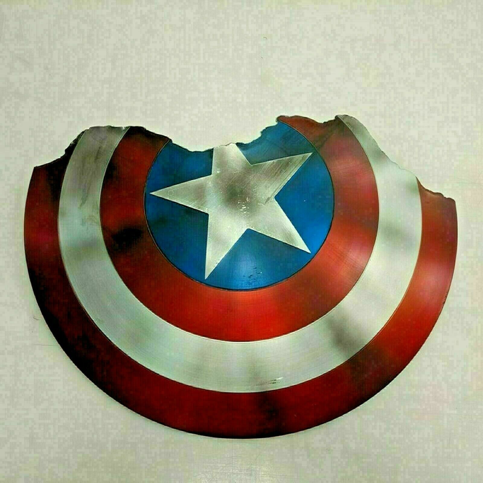 Marvel Legends Captain America 75th Anniversary Avengers Damaged Endgame shield