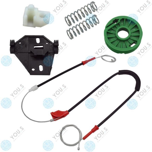 FüR VW Transporter T4 Pritsche Elektr. Fensterheber Reparatursatz - Vorne Rechts-image