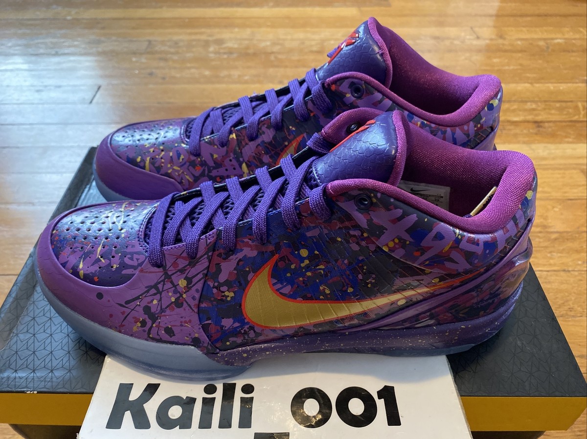 Nike Air Zoom Kobe 4 IV Prelude Size 10 Chaos 639693-500 MLK Venom