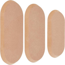 3Pcs Oval Pottery Molds - Clay Drying Board &...