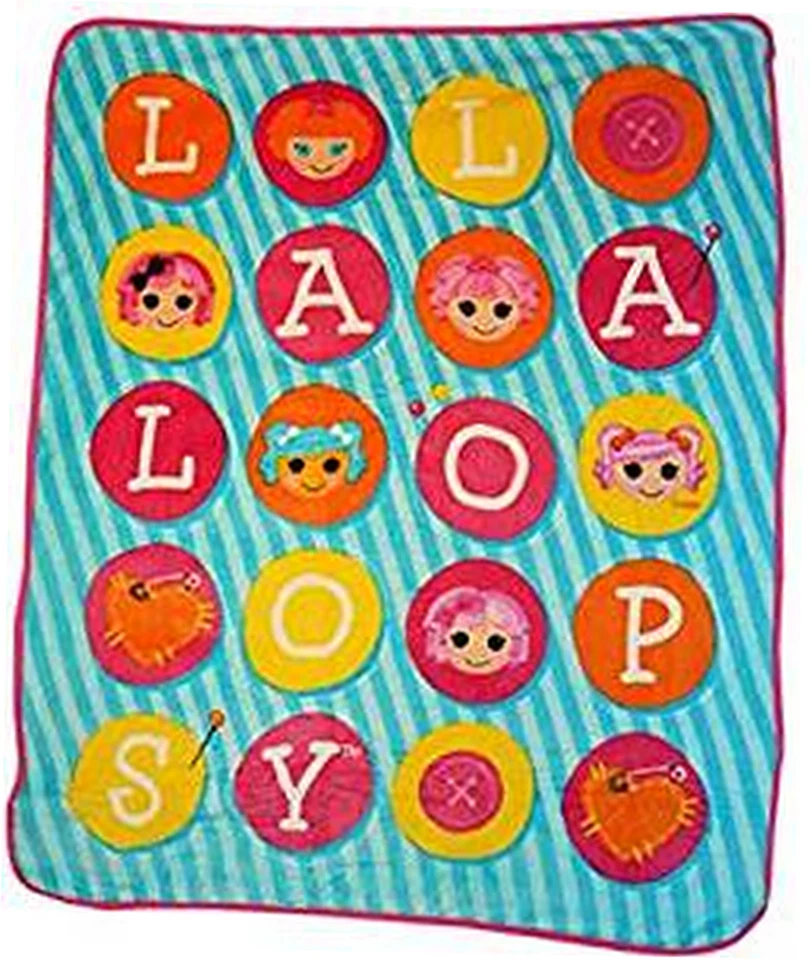 Lalaloopsy Manta Micro Raschel Peluche Vellón Rosa 50" x 60" Foto 2 de 2