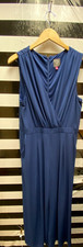 Women "Vince Camuto" long blue sleeveless gown. Size XL Prev. Owned