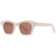 Saint Laurent Brown Square Unisex Sunglasses SL 592 004 47 SL 592 004 47
