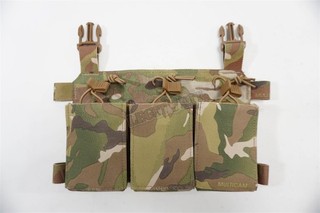 Haley Strategic TRMP Triple Rifle Mag Placard w/ MP2 Inserts Multicam Thorax