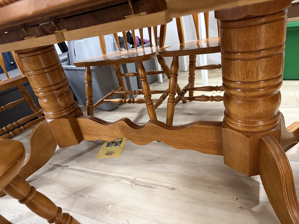 Mesa de comedor todo roble Foto 3 de 4