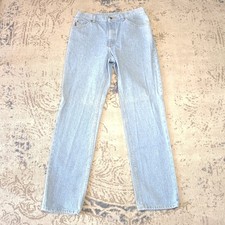 Vintage Lee Riders Denim Light Blue Mens Size 36X34 Retro Straight Leg Cowboy