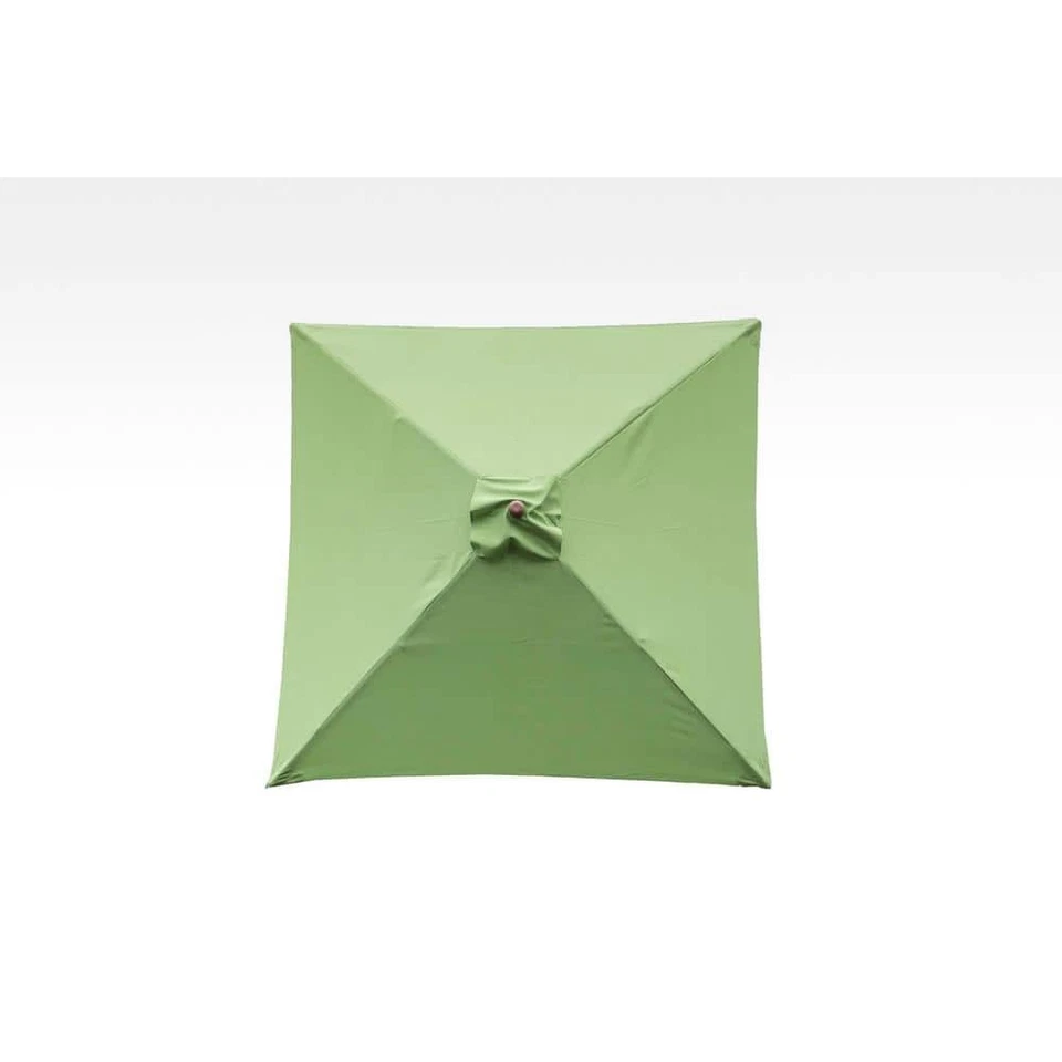 Paraguas de patio DestinationGear 6,5' cuadrado de madera dura de alta resistencia en poliéster cal Foto 4 de 4