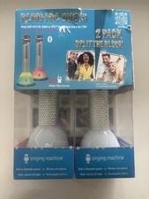 Karaoke Singing Machine SMM528 Duets Wireless Walkie-Talkie Microphone, 2 pk.