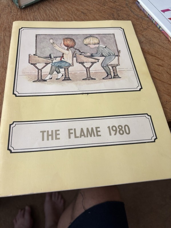 1980 THe Flame Mountain State Christian School yearbook annual