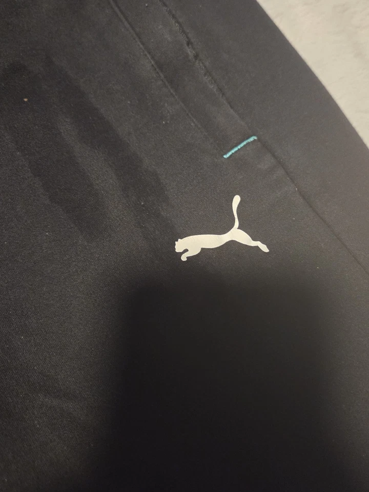 PUMA BMW мотоспорта мужской спортивный костюм черный тренировочные штаны маленький + куртка маленький - Изображение 4 из 4