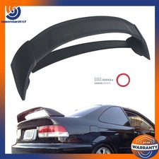 Matte Black Trunk Wing Spoiler For Honda Civic 4DR 06-2011 Sedan Mugen Style RR