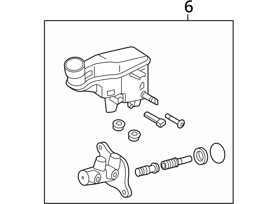 Cilindro maestro de frenos Hyundai Elantra GT 2013-2017 KO4GX Foto 3 de 3