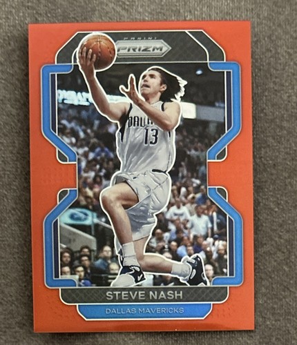 2021-22 Panini Prizm Prizms Red Dallas Mavericks Basketball #264 Steve Nash /299