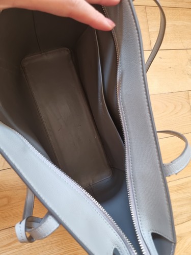 Kate Spade New York Cara Women's Leather Tote Bag Large Grey - Picture 8 of 24