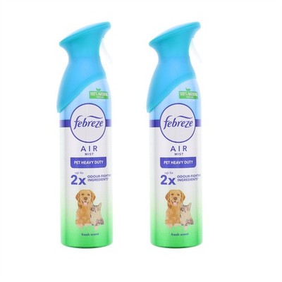 2 x Febreze Lufterfrischer Anti-Tiergeruch je 300ml entfernt Tiergerüche und hin